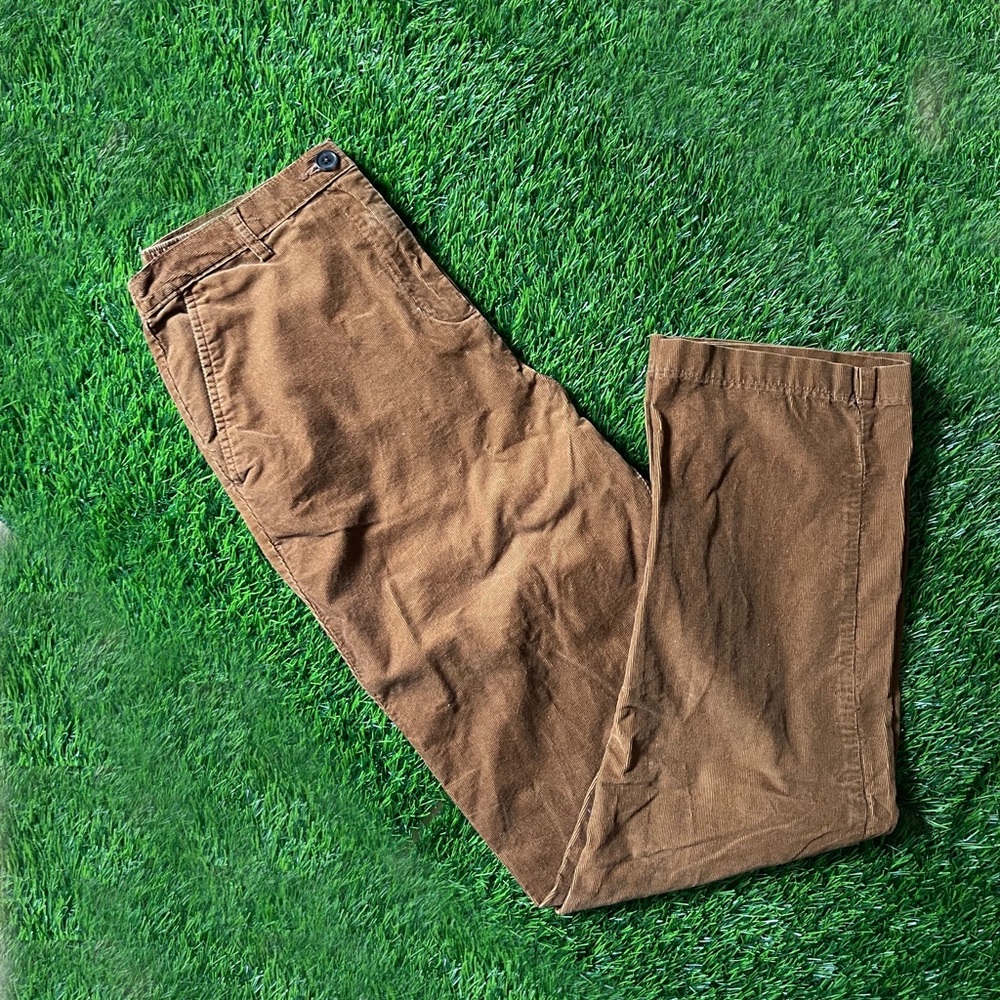 Corduroy Straight Leg Pants